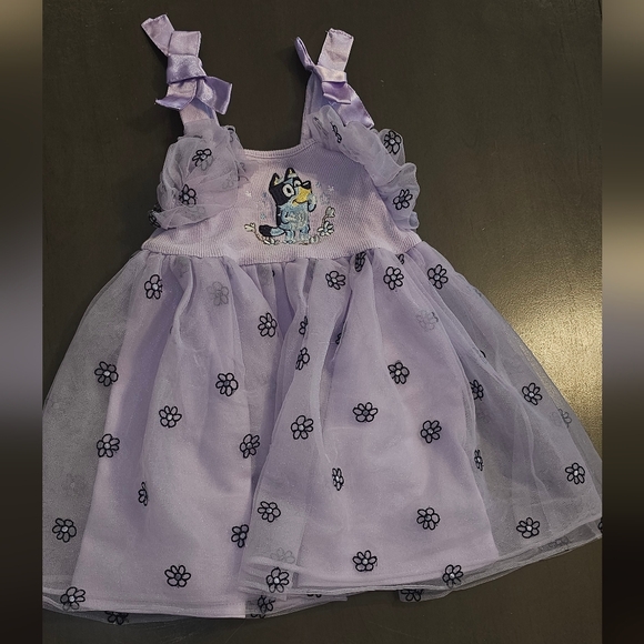 Bluey Other - Bluey Purple Tulle Dress Size 3T